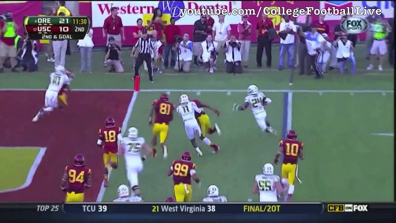 Oregon RB Kenjon Barner vs USC ᴴᴰ