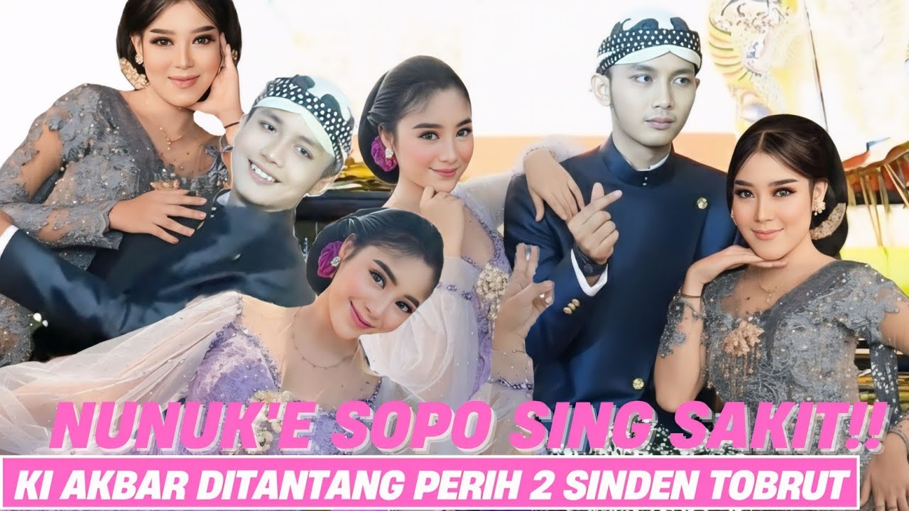 NUNUK'E GATEL. Ki Akbar Diganyang Duo Sinden Tobrut Rinvi & Prigel. Paling Ceplas-Ceplos Lucu Nagih!