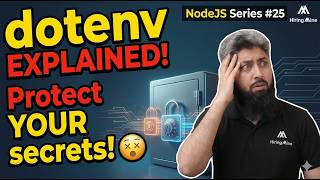 NodeJS Series #25 | What is dotenv? (Protect your secrets 😵)
