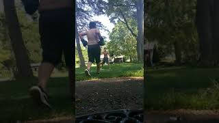 Mandingo fighting but we but he knocked the s*** out of me l