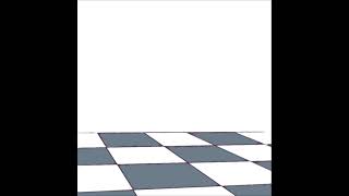 Liquid metal girl mimicking the floor