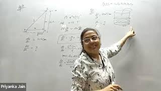 Class 12 Applied Mathematics CH 6 Applications of Derivatives Lecture 3 Ex 6.1 continued