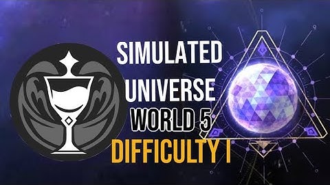 NIHILITY & ELATION BUILD: SIMULATED UNIVERSE BUILD: WORLD 5: DIFFICULTY 1: HONKAI: STAR RAIL