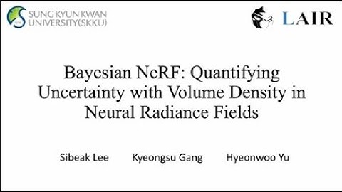 Bayesian NeRF: Quantifying Uncertainty with Volume Density in Neural Radiance Fields
