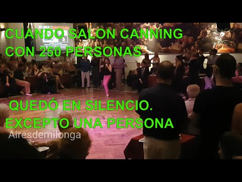 Cuando Salón Canning quedó en silencio. Roxana Fontán en milonga Parakultural