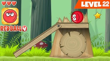 Red Ball 4 - Level 22 - Tomato Ball Deep Forest Level 22 - Walkthrough Level 22
