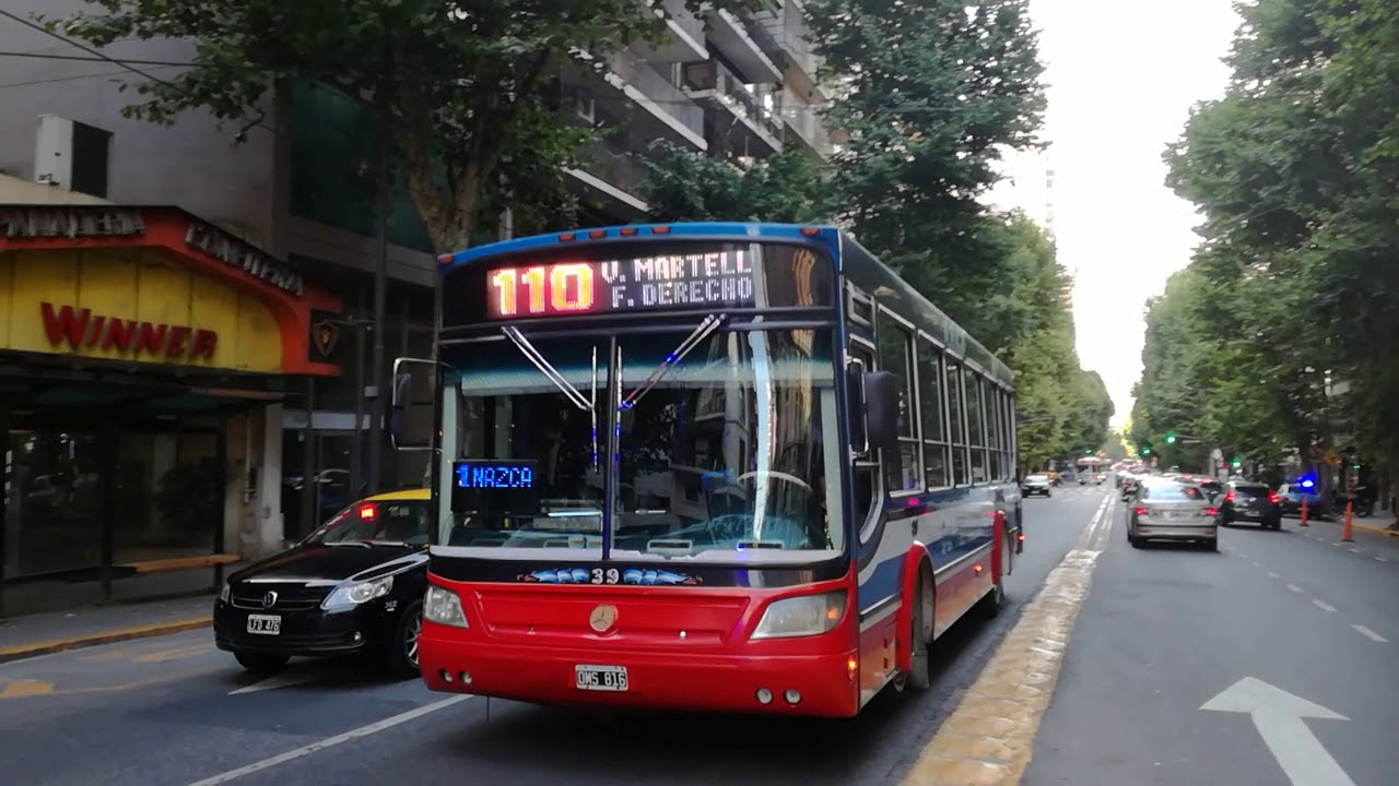 El famoso de la línea 110 Italbus Tropea en avenida Las Heras - YouTube