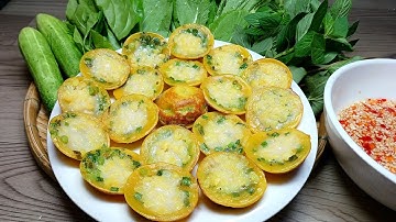 cách làm BÁNH KHỌT NHÂN ĐẬU XANH nước cốt dừa chay mặn đều dùng được bánh khọt miền tây