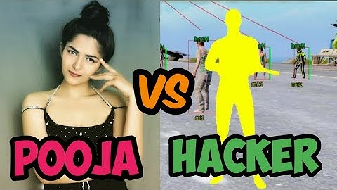 POOJA VS HACKER🔥🔥🔥(PUBG MOBILE)