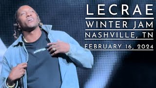 Lecrae Live with Jeremy Camp Intro at Winter Jam 2024 Tour : Full Concert Show