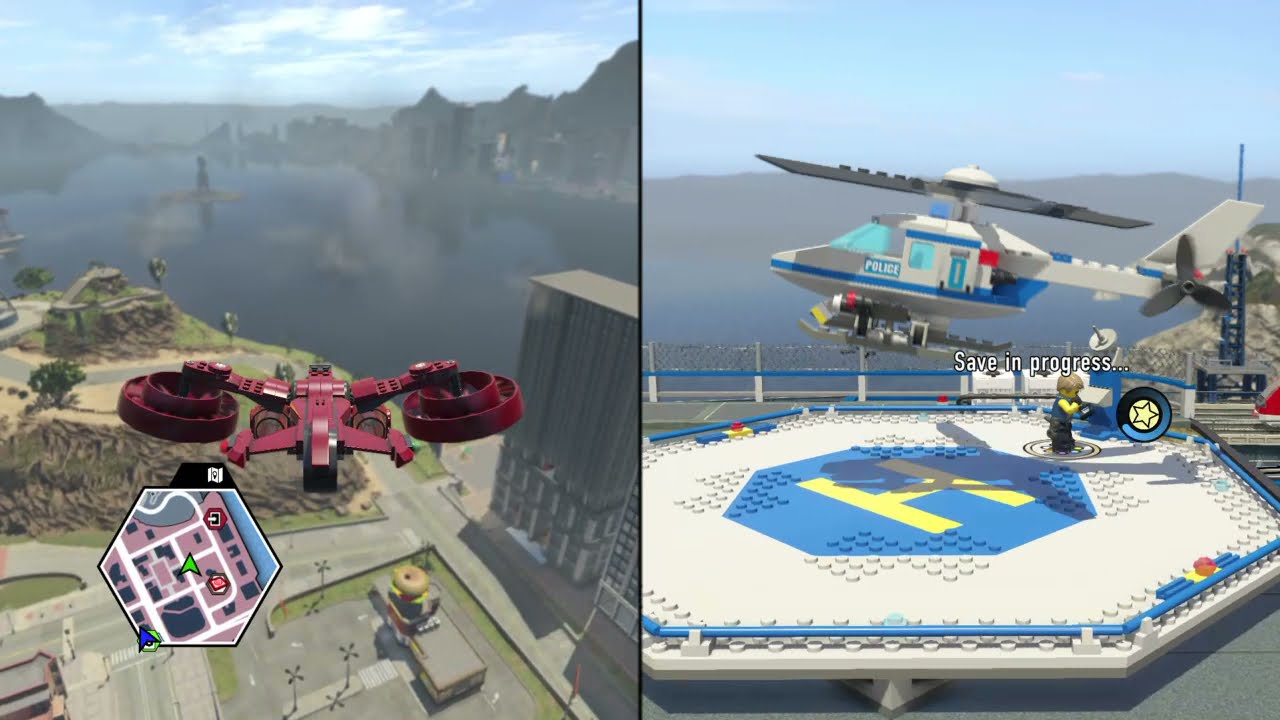 LEGO CITY UNDERCOVER Cops and Robbers 1 Chase; 3 vehicles!!! YouTube