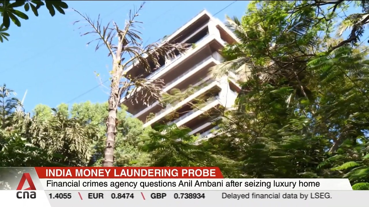 India's financial crimes agency questions businessman Anil Ambani after seizing US$400m luxury home