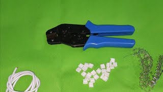 how to crimp xh 2.54 pin || use crimping tool xh 2.54 pin