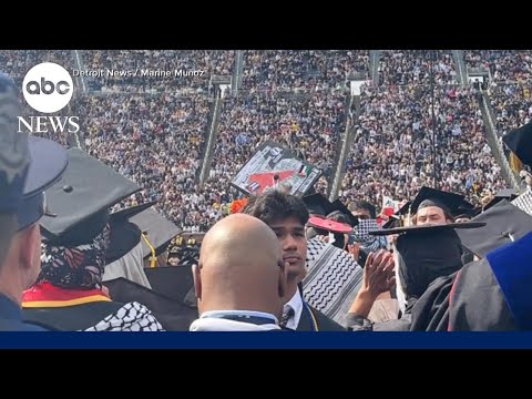 Campus protests disrupt college commencement ceremonies across the nation