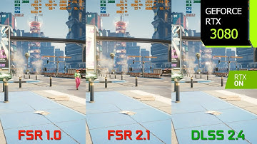 Cyberpunk 2077 FSR 2.1 Mod | 1440p FSR 1.0 vs FSR 2.1 vs DLSS 2.4 Comparison | RTX 3080 | i7 10700F