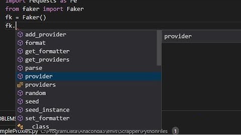 python #0 faker installation