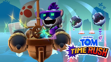 Tom VS All Bosses 😜 Talking Tom Time Rush  Compilation  🔥