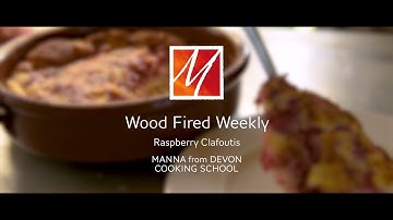 Raspberry Clafoutis cooked in the Morso Forno Woodfired Oven