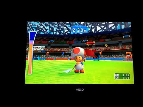 Mario And Sonic At The Olympic Games Peach Fails In High Jump