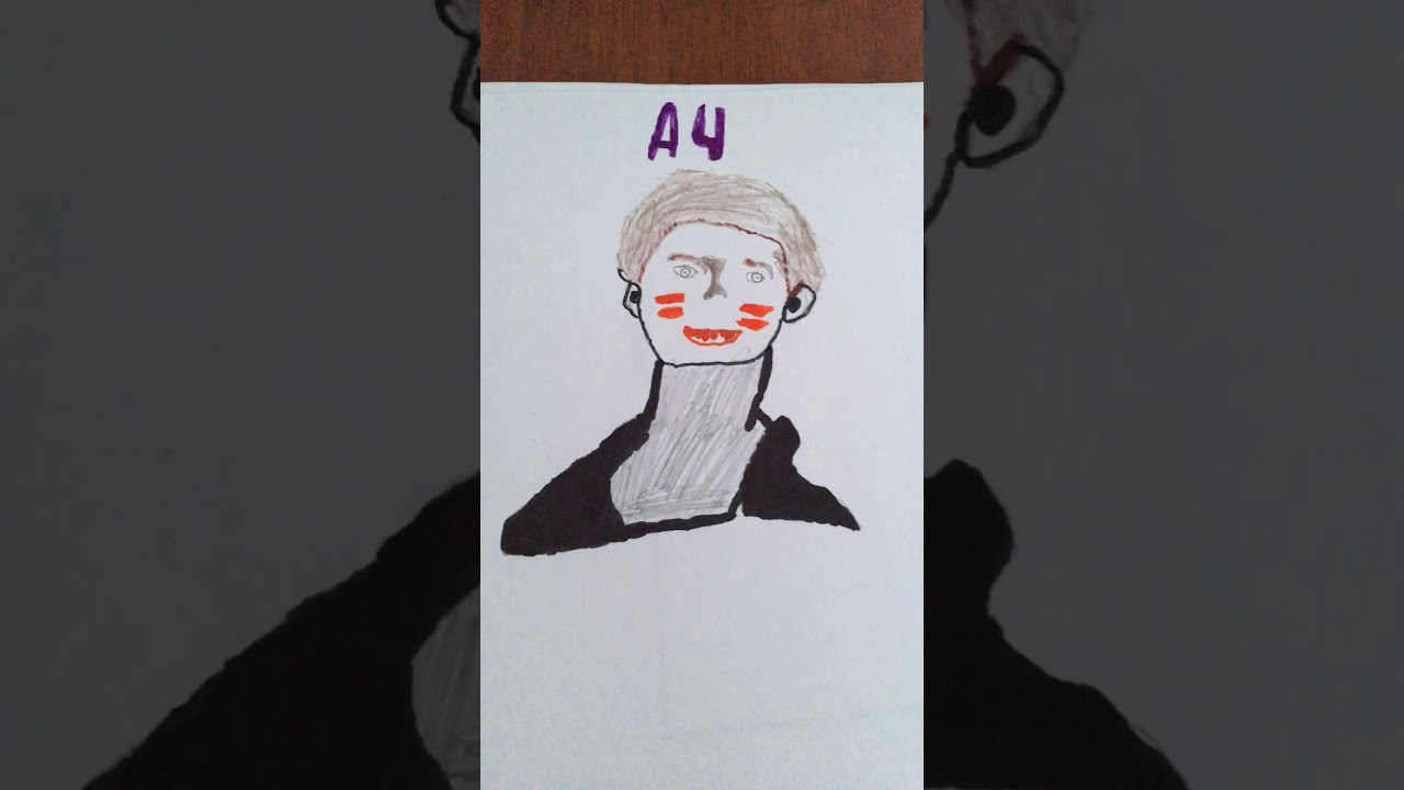 Как нарисовать влада а4 карандашом легко и красиво и просто