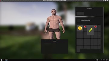 WIP - Character view in Inventory - Unreal Engine 4