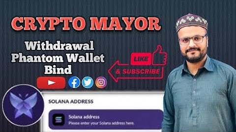 Crypto Mayor Wallet Submission ||  How to Add wallet in Crypto Mayors,,,,,,,,,