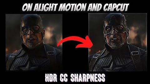 HDR CC Sharpness//tutorial//EyeCun