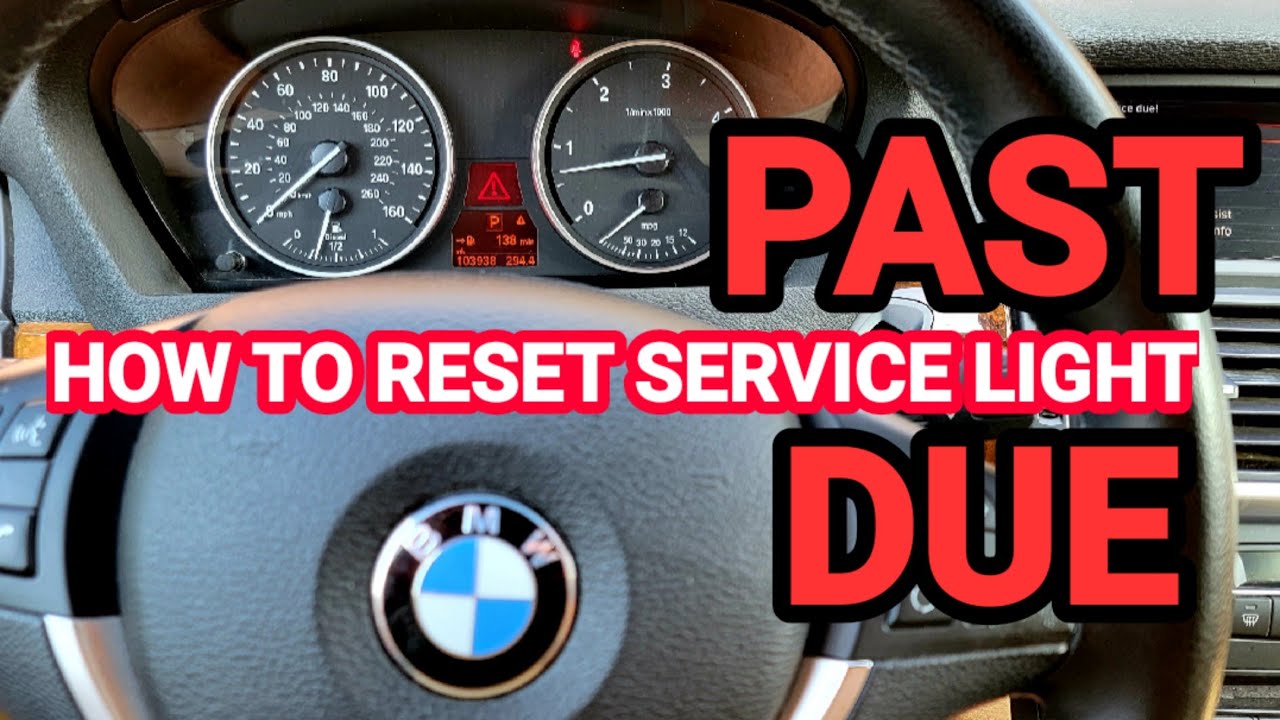 How to RESET the SERVICE Light on BMW X5 2009-2013 (E70) Past Due - YouTube