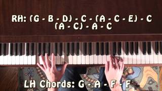 How to Play Fragile Bird by City and Colour on Piano - Tutorial & Lesson