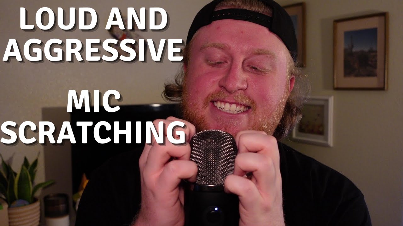 ASMR 💤 Fast and Aggressive Mic Scratching | With and Without Cover ...