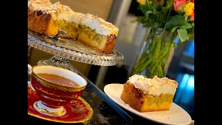 Баварский пирог с Ревенем и Безе, невероятно потрясающий вкус ❤️Rhabarberkuchen mit Baiser