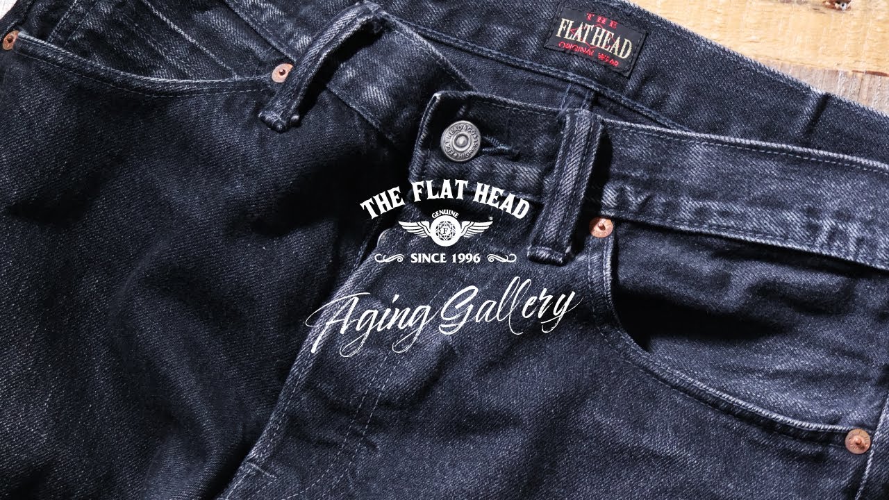 ブラックパンツ】THE FLAT HEAD エイジングギャラリー Vol.014 「FN-PA 