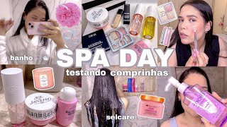 TESTANDO COMPRINHAS DA SEPHORA + SPA DAY COMPLETO 🪞🎀🫧