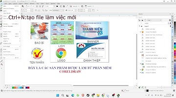 Học CorelDRAW Nhanh các bước cơ bản-tạo mới-lưu-xuất file ảnh– Bài 1:Làm Quen Giao Diện