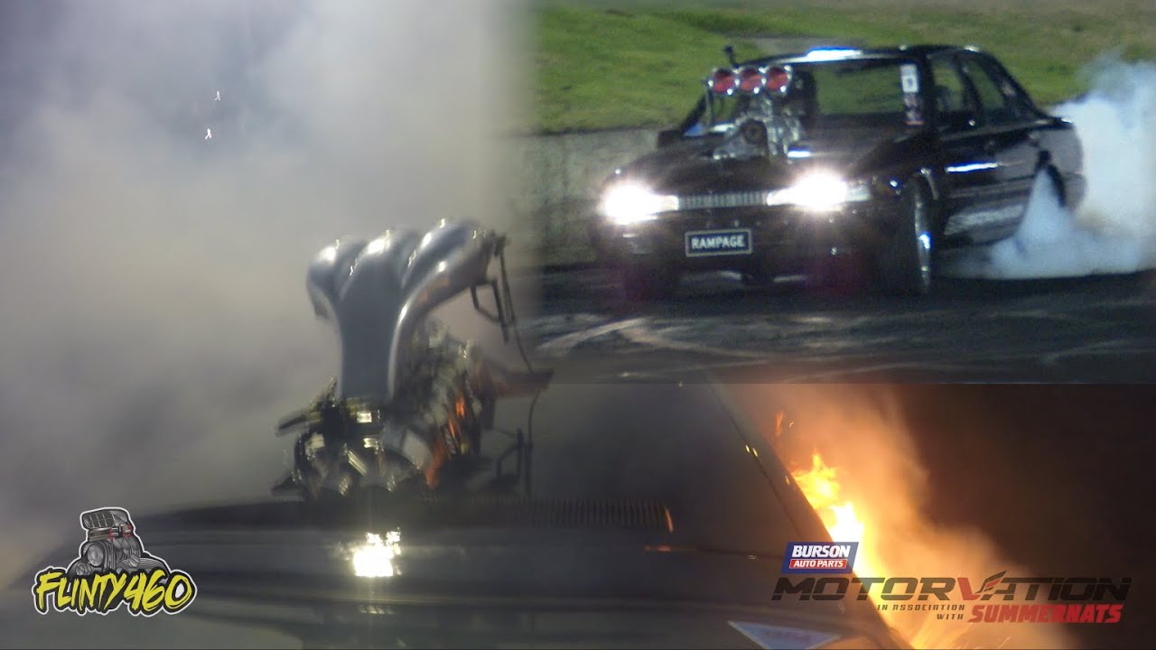 RAMPAGE ENGINE BAY FIRE AT MOTORVATION 37 YouTube