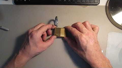 045 TOK Trials with a Masterlock #150