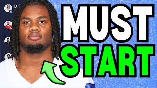 15 MUST Start Fantasy Football Players for Week 18 Jaydon Blue Tank Bigsby Jaylen Wright