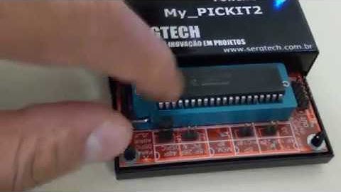 GRAVADOR PROGRAMADOR  PICKIT2 importar Gravar Ajuda Procedimento para USO PIC com SUCESSO SERGTECH