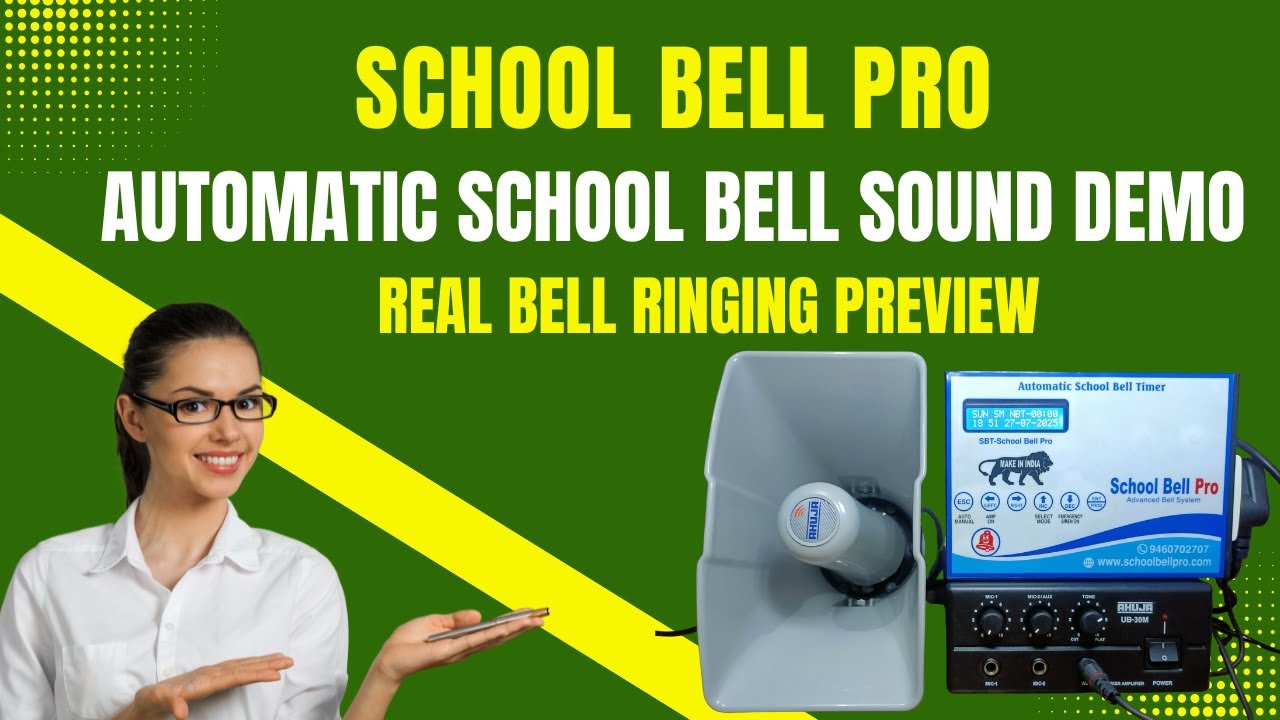School Bell Pro – Automatic School Bell Sound Demo 🔔 | Real Bell Ringing Preview