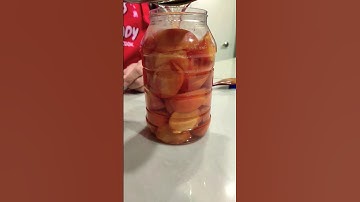 Pickled Fuyu Persimmons