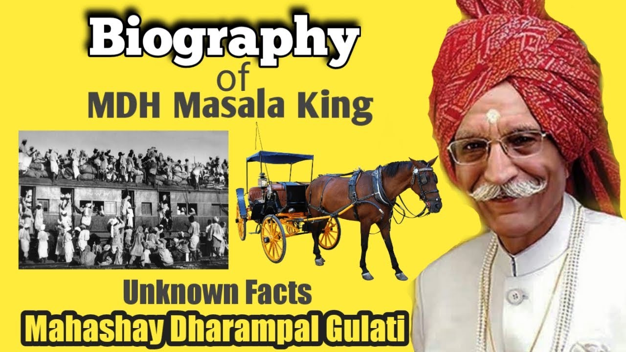 Biography | MDH  Masala King | Mahashay Dharampal Gulati |Lifestyle Income Success Story | A tribute