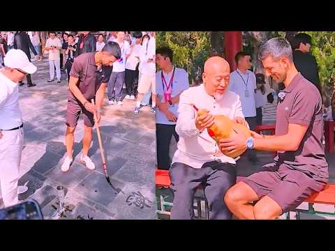 Novak Djokovic shows many TALENTS in Beijing 2026