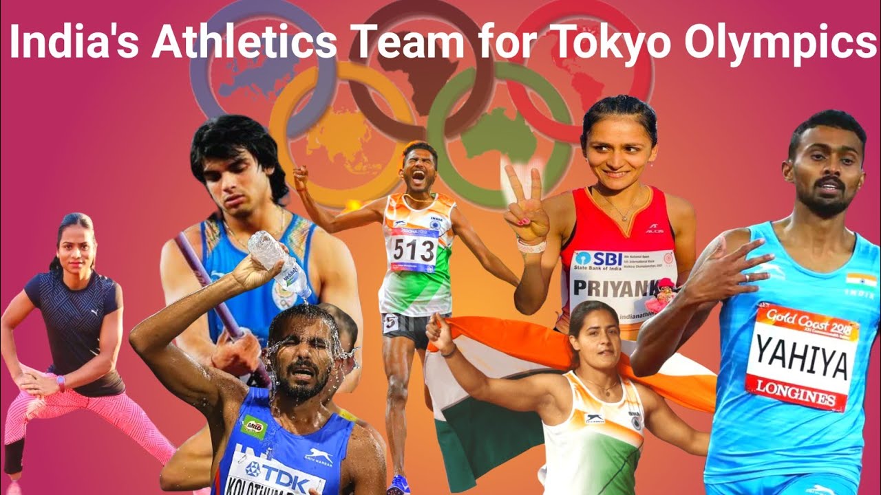 India's Athletic Team for Tokyo Olympics 2021|Indian Athletes List ...