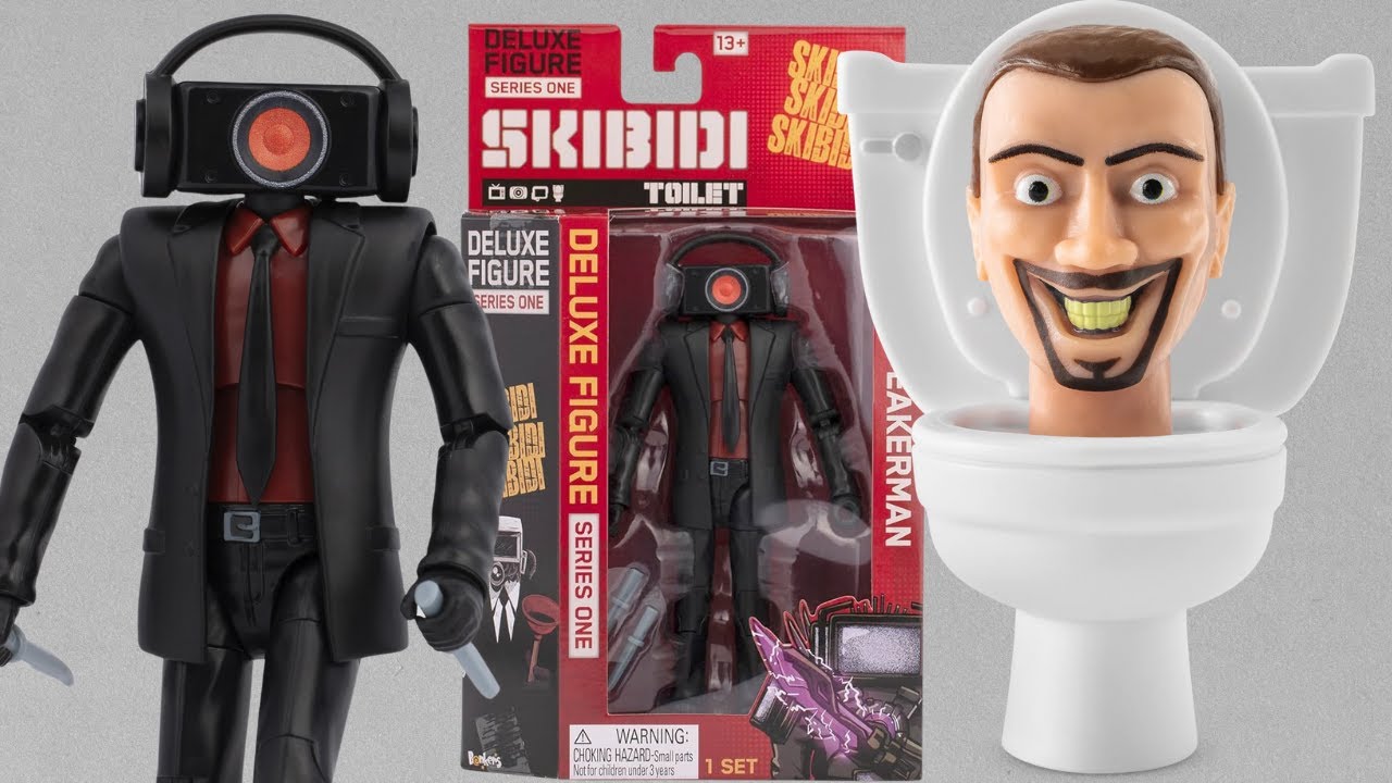 Skibidi Toilet DARK SPEAKERMAN action figure REVIEW - YouTube