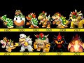 Evolution of bowser in super mario game and lego movie 1985  2023