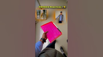 Physics Practical In LAB 🧪🥼!#exam#cbse#school#minivlog#trending#study#public#shortvideo