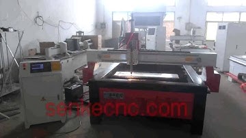 jinan senke plasma cutting machine working video