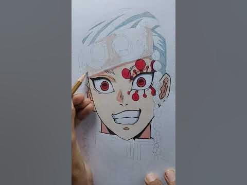 Anime Drawing| How To Draw Tengen Uzui Hashira | Step By Step