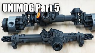 Casadio UNIMOG 3d Printed RC Truck Build Part 5: Driveline Continued