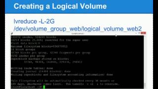 RHEL Linux Volume Manager LVMEXT4 Pt3